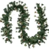 Yorkville Pine, Twig and Pinecone Artificial Christmas Garland - 9' x 12" - Unlit