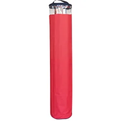 Zip Up Christmas Gift Wrap Storage Tube Bag - 40" - Red and Black
